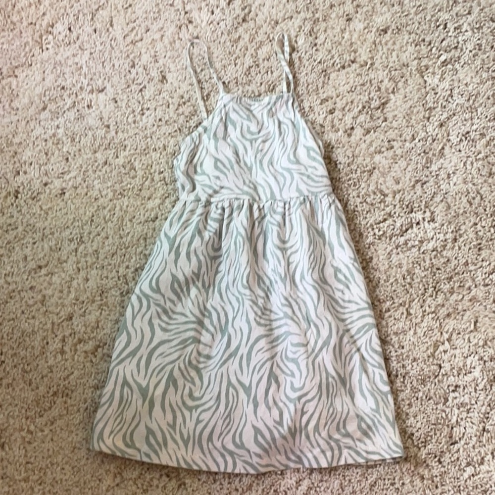 Mango Zebra Print Kids Dress